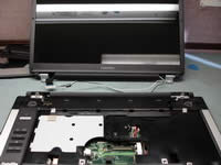 Remove LCD assembly