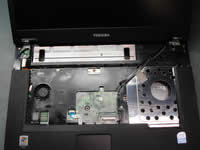 Toshiba Portege A100. Remove laptop hard drive.