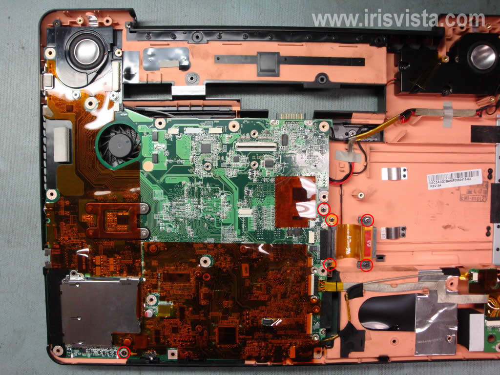 Toshiba Satellite P305 P300 disassembly guide