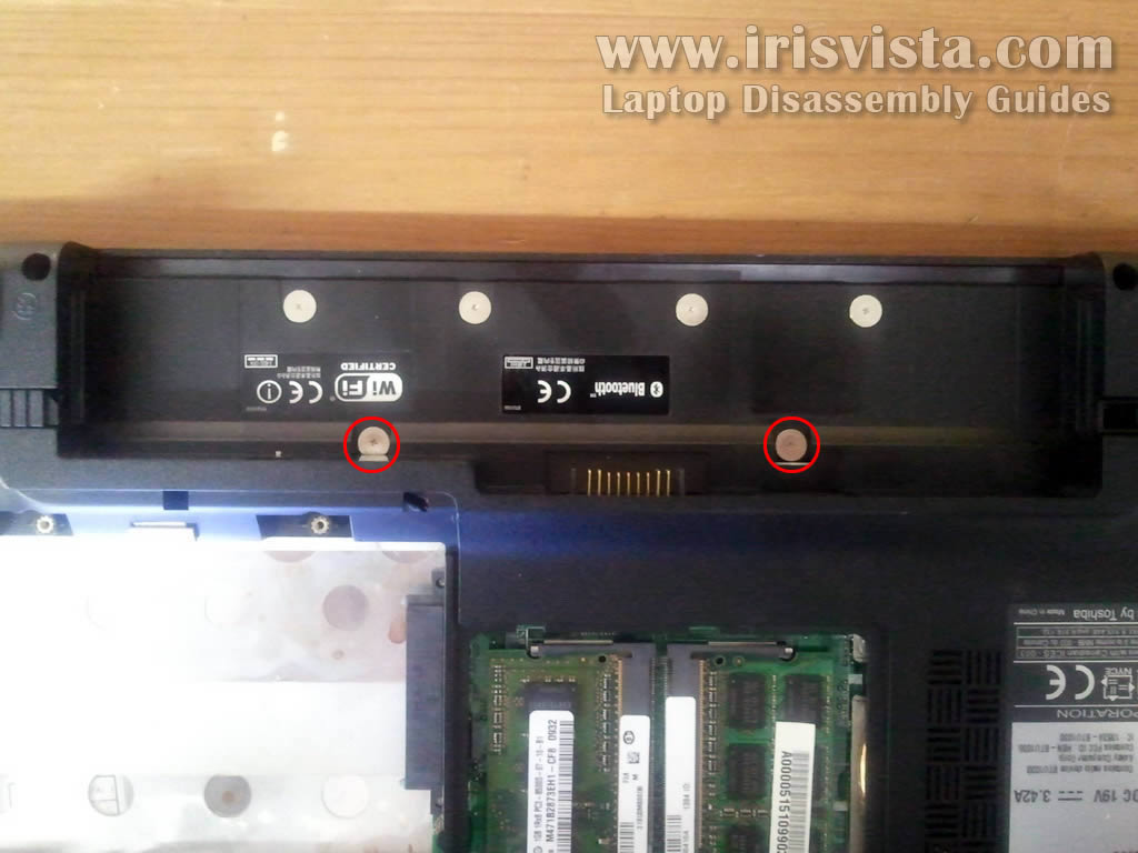 Toshiba Satellite T135, T135D, T130, T130D disassembly.