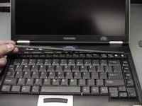 Remove laptop keyboard