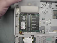 Toshiba Portege A100. Remove notebook memory.
