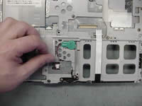 Toshiba Portege A100. Disconnect and remove CMOS battery.