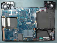 Removing motherboard