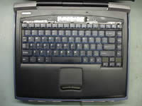 Toshiba Satellite 1905. Remove notebook keyboard.