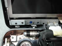 Left side of display