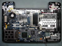 Removing notebook motherboard