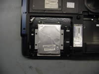 Toshiba Satellite P10 P15 remove hard drive