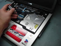 Slide DVD drive out
