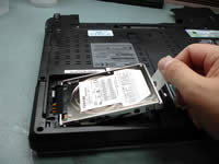 Unplug hard drive