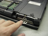 Remove laptop hard drive