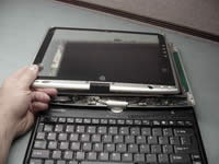 Removing laptop LCD mask