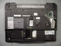 Open Toshiba Satellite M45 laptop case