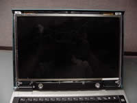 Remove screws from LCD screen