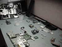 Toshiba Satellite M55 Disassembled Laptop