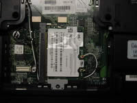 Disconnect Wireless Antennas and Remove Wireless Card