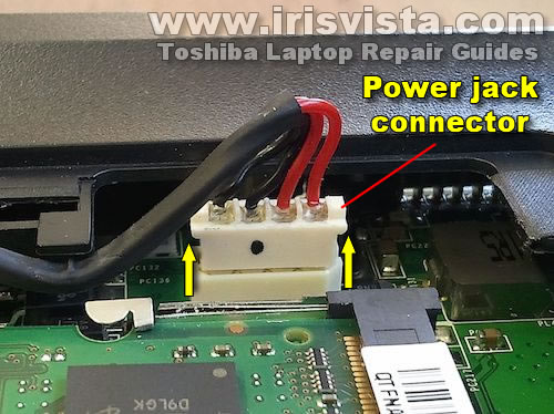 Power jack cable