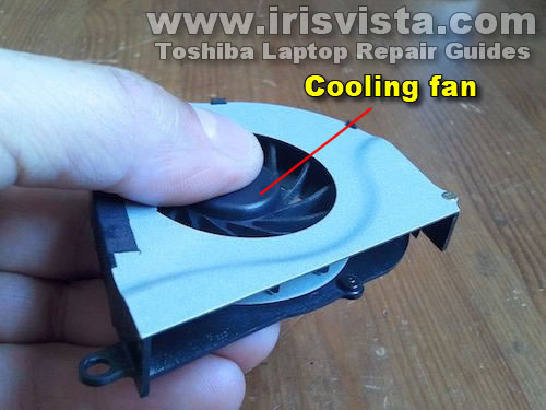 Cooling fan blocked